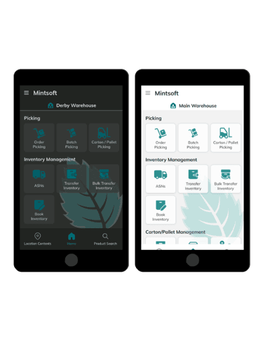 Warehouse mobile app