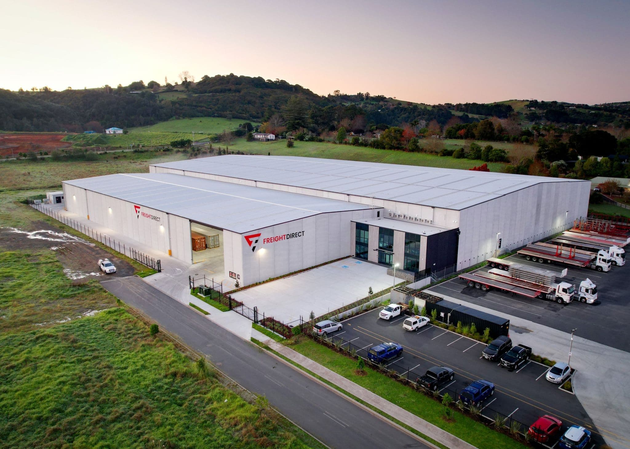 Modern freight and logistics facility